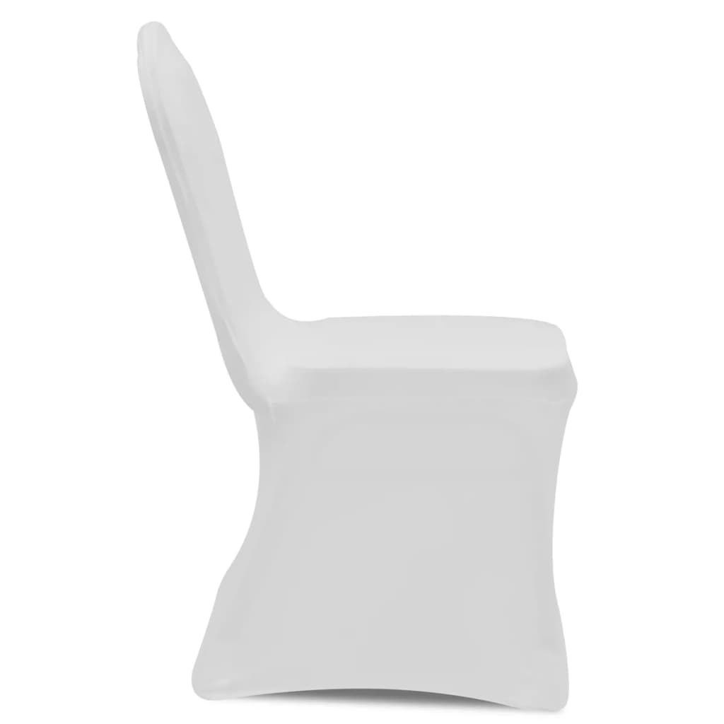 100 pcs Stretch Chair Covers White - Newstart Furniture