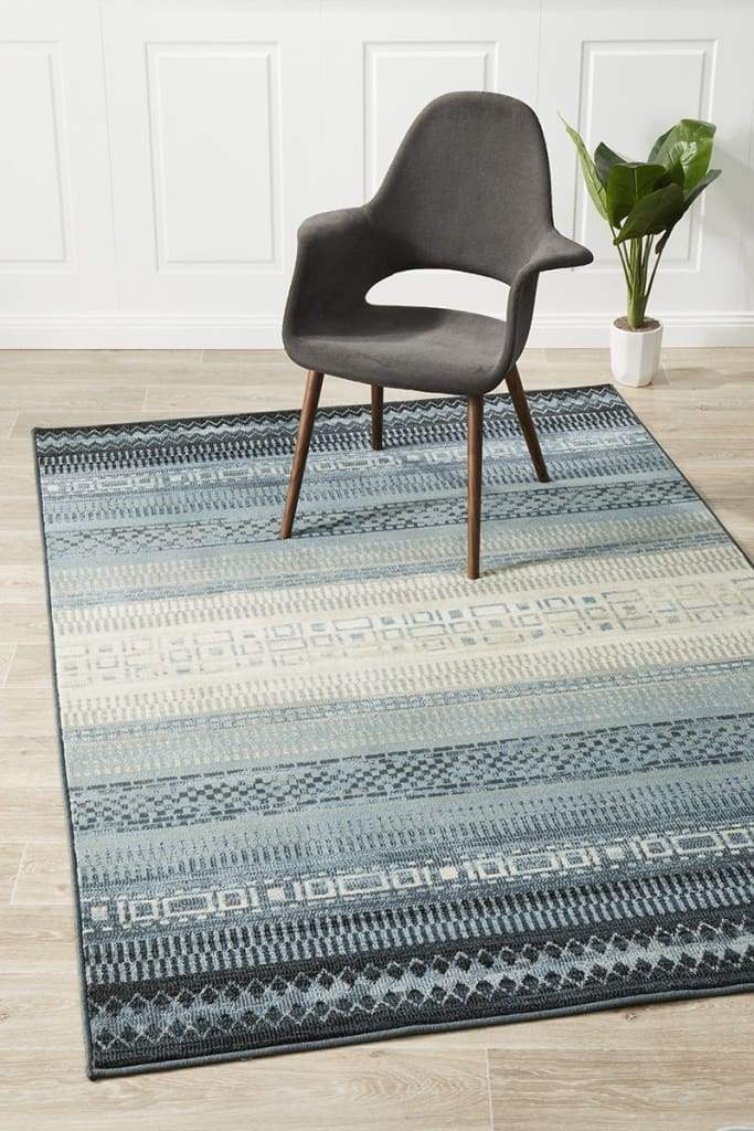 Calypso Collection 6102 blue Floor Rug - Newstart Furniture