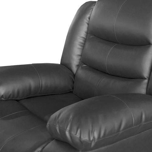 Fantasy Recliner Pu Leather 1R Black - Newstart Furniture