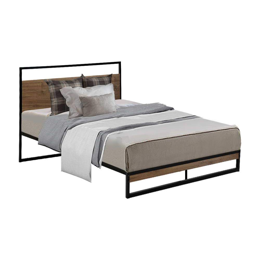 Artiss Metal Bed Frame King Single Size Mattress Base Platform Foundation Dane - Newstart Furniture