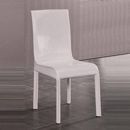 2X Espresso Dining Chair White Colour - Newstart Furniture