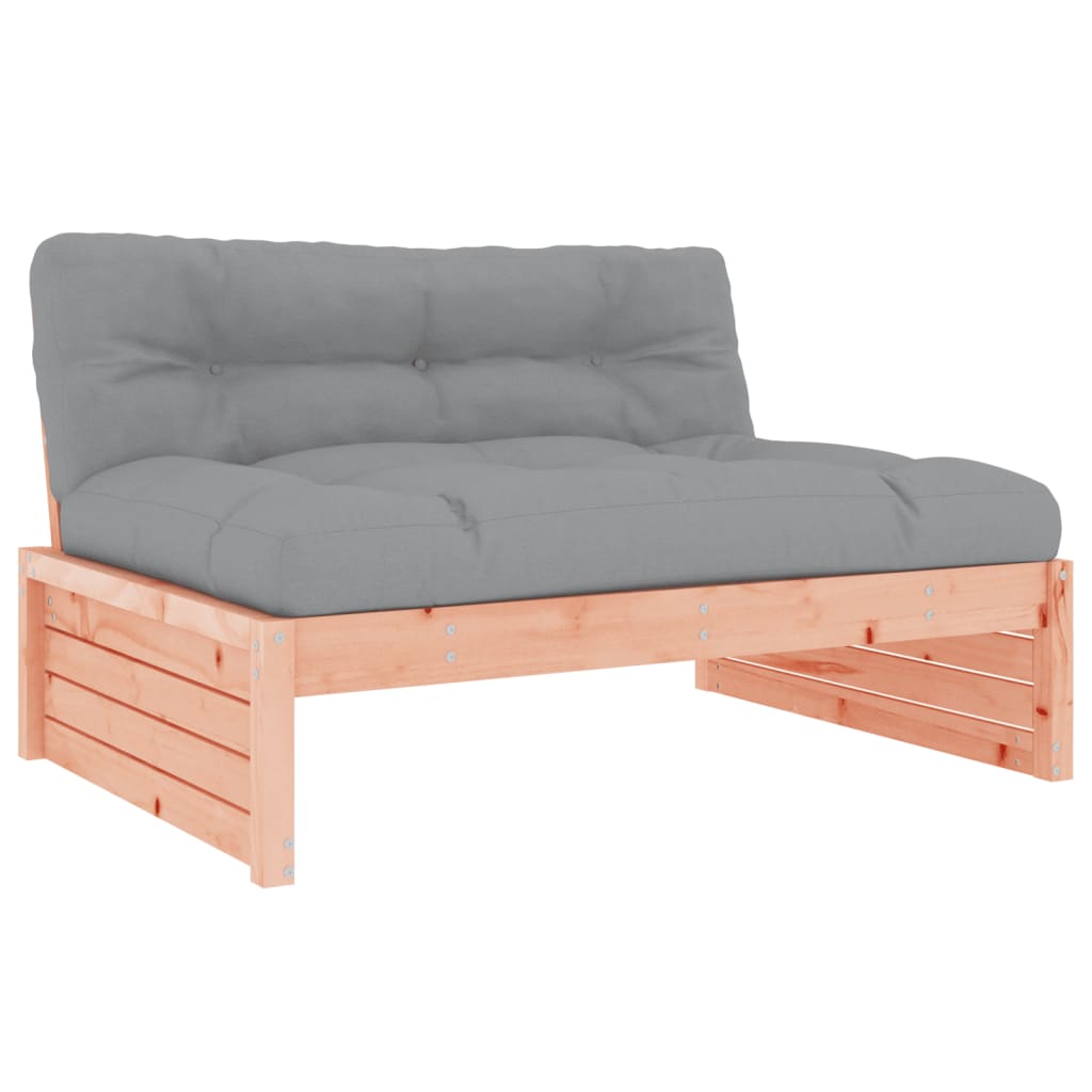 4 Piece Garden Lounge Set with Cushions Solid Wood Douglas - Newstart Furniture