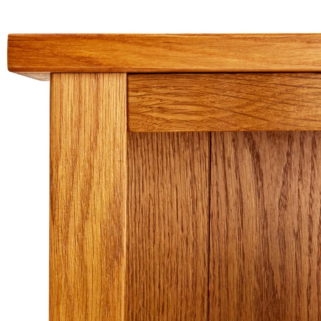 4-Tier Bookcase 45x22x110 cm Solid Oak Wood - Newstart Furniture