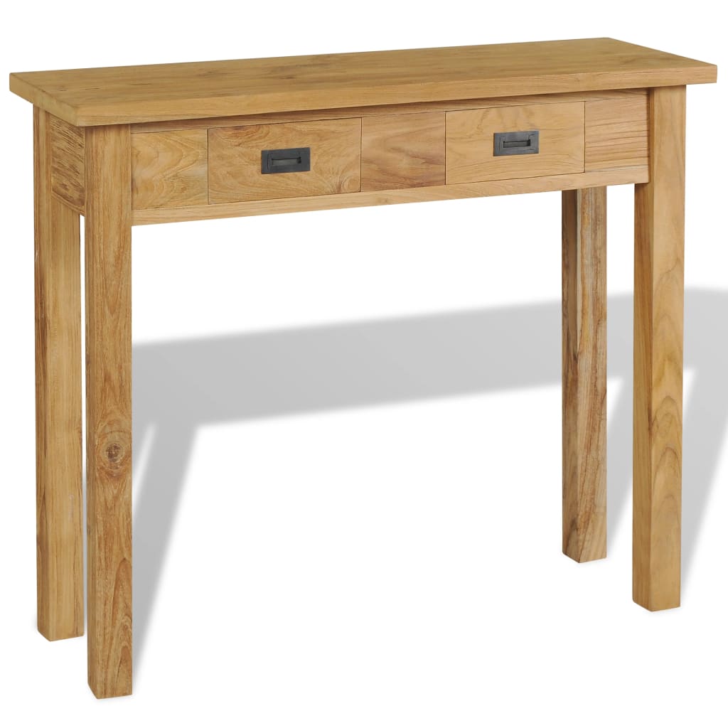 Console Table Solid Teak 90x30x80 cm - Newstart Furniture