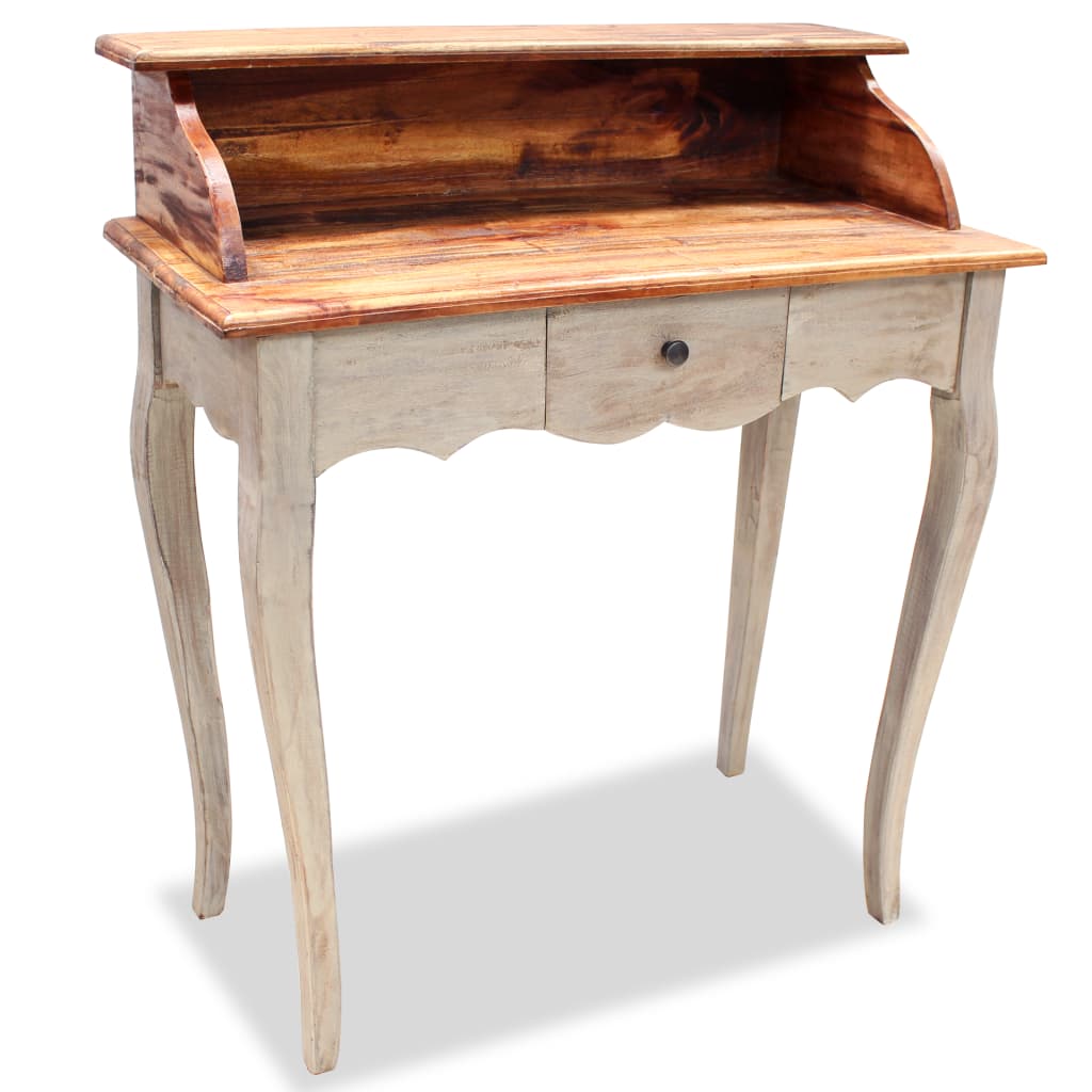 Writing Desk Solid Reclaimed Wood 80x40x92 cm - Newstart Furniture