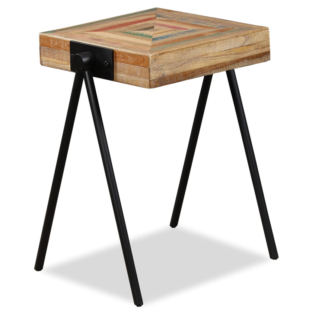 Side Table Solid Reclaimed Teak - Newstart Furniture