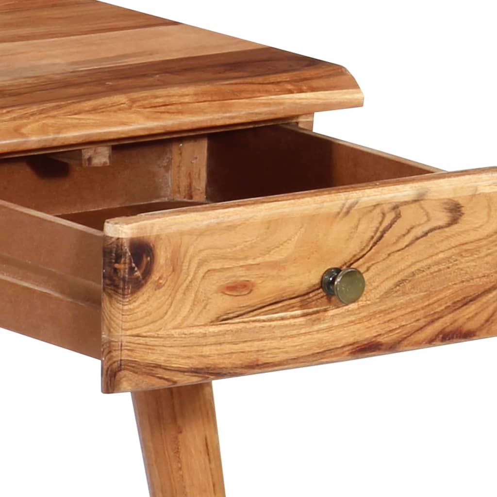 Writing Table Solid Acacia Wood 110x50x76 cm - Newstart Furniture