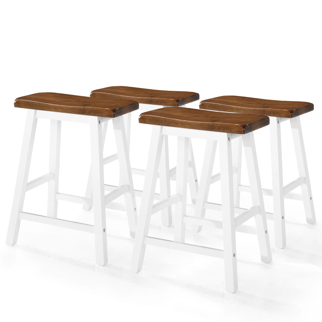 Bar Table and Stool Set 5 Pieces Solid Wood - Newstart Furniture