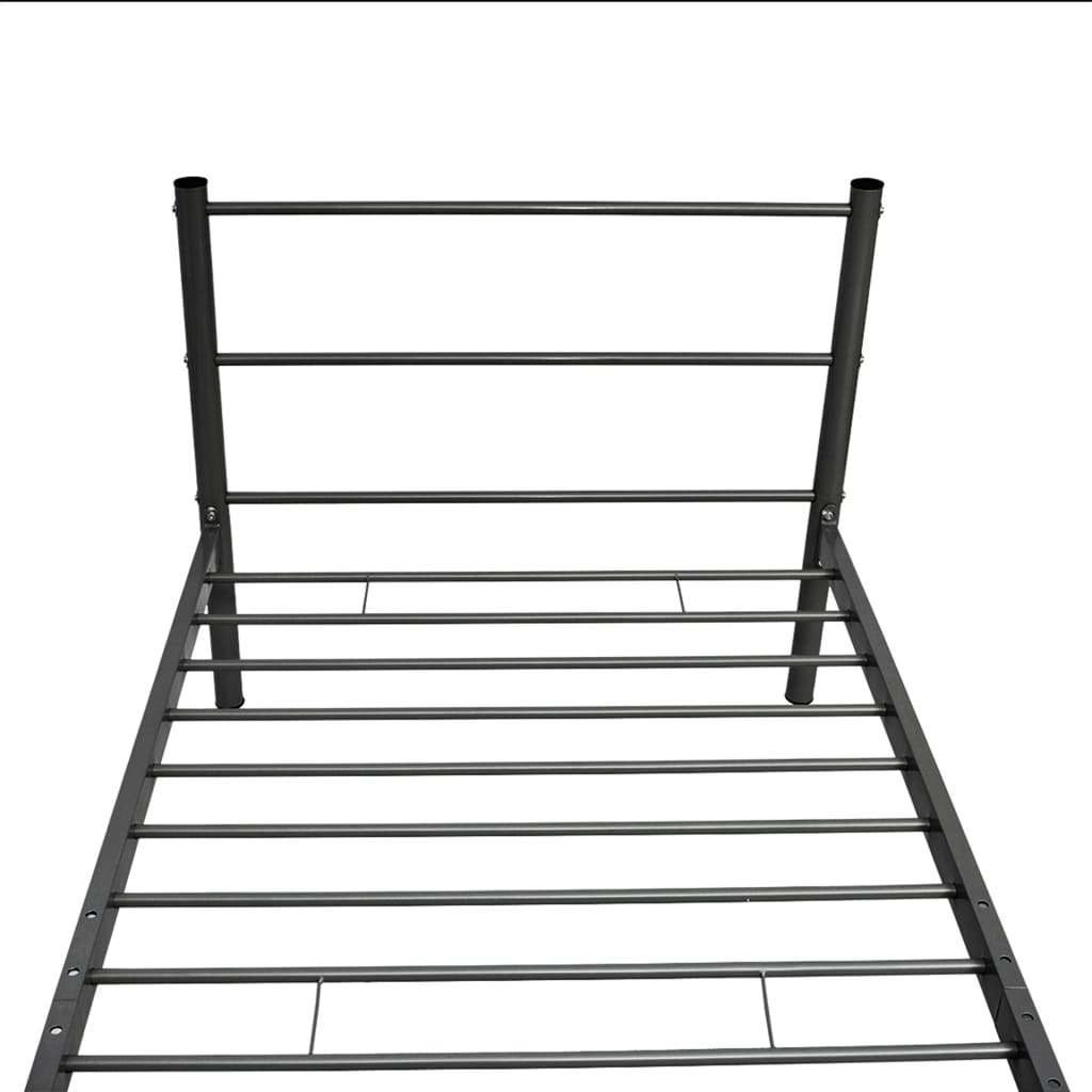 Bed Frame Black Metal King Single Size - Newstart Furniture