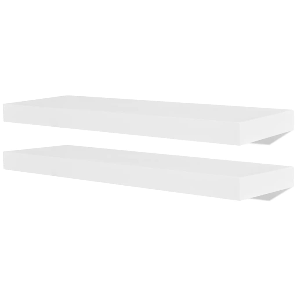Wall Shelves 4 pcs White 60 cm - Newstart Furniture