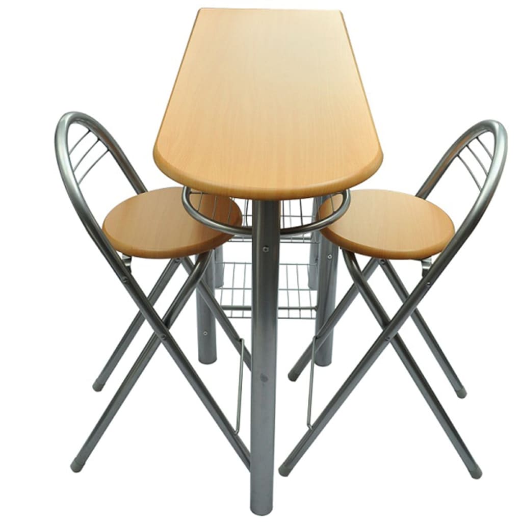 Kitchen / Breakfast Bar / Table and Chairs Set Wood - Newstart Furniture