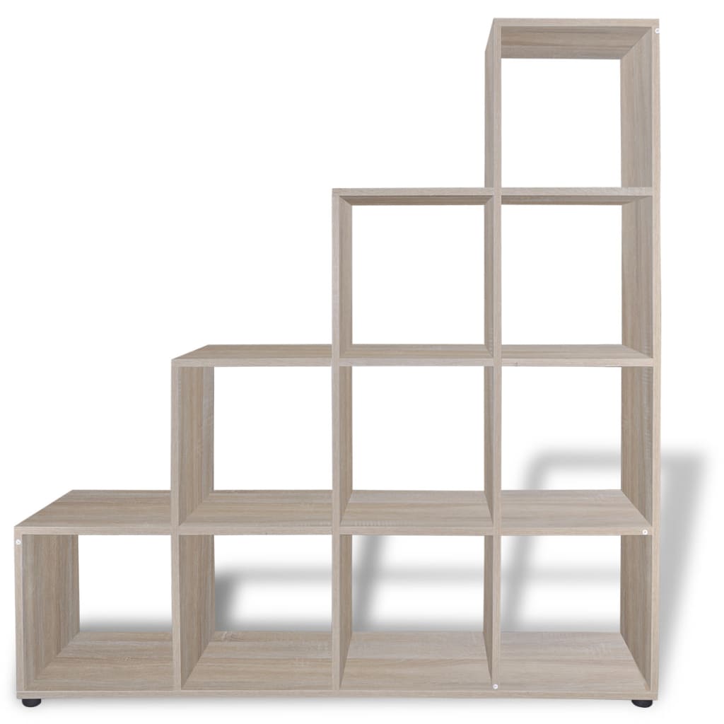 Staircase Bookcase/Display Shelf 142 cm Oak - Newstart Furniture