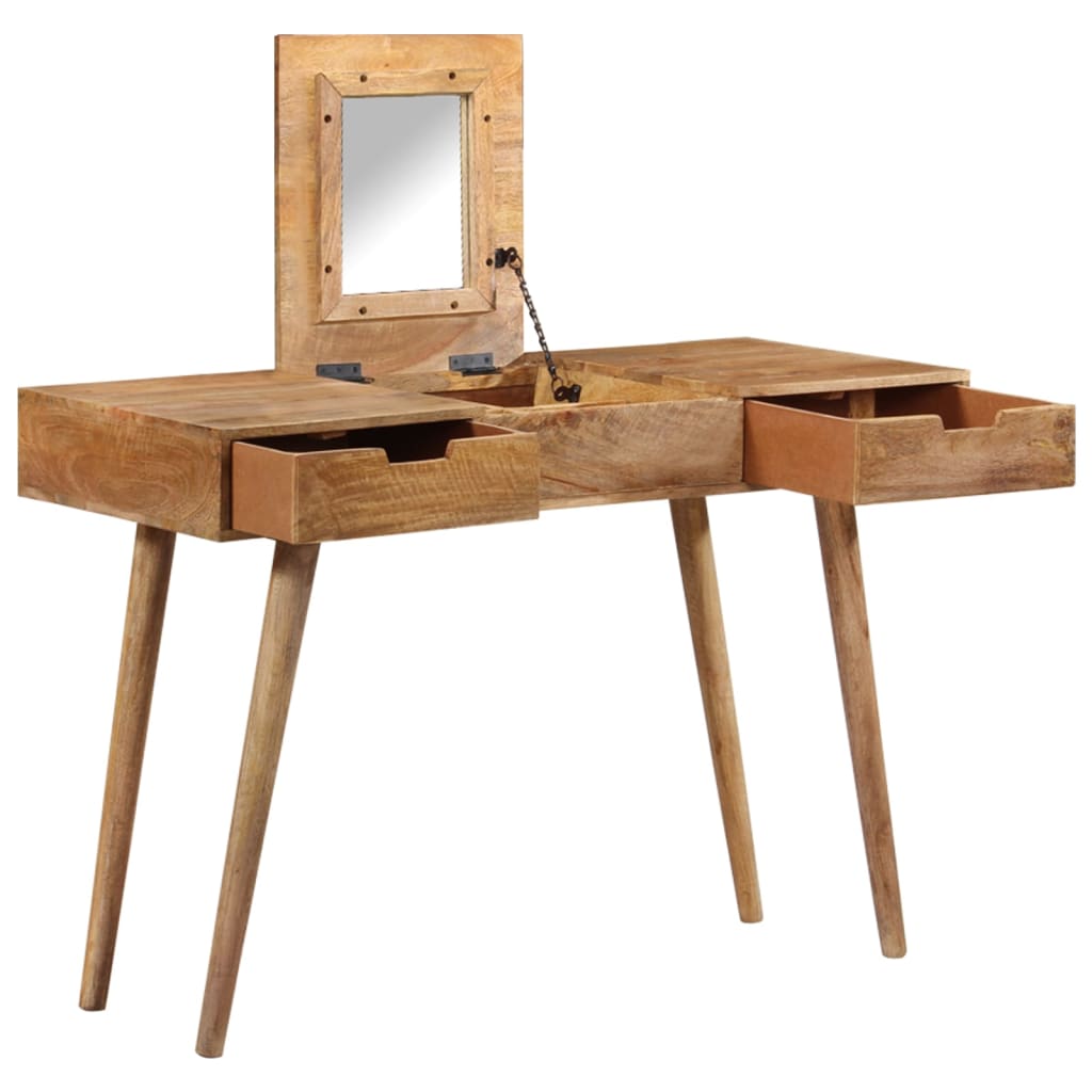 Dressing Table 112x45x76 cm Solid Mango Wood - Newstart Furniture