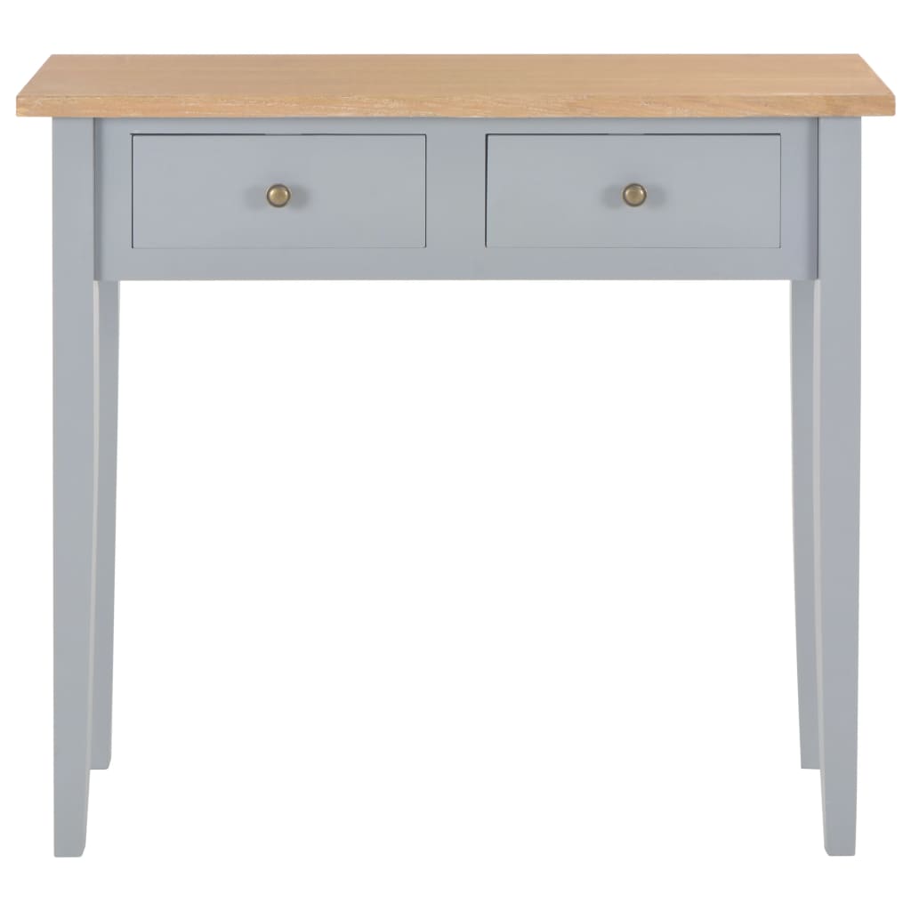 Dressing Console Table Grey 79x30x74 cm Wood - Newstart Furniture