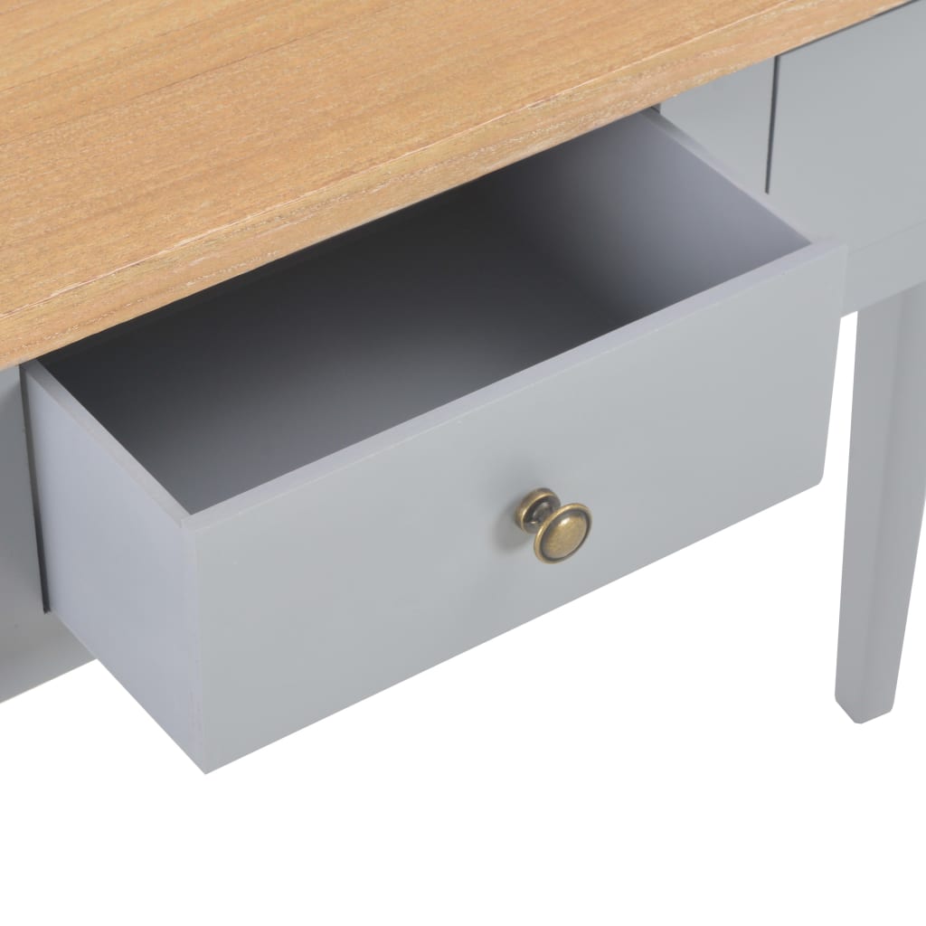 Dressing Console Table Grey 79x30x74 cm Wood - Newstart Furniture