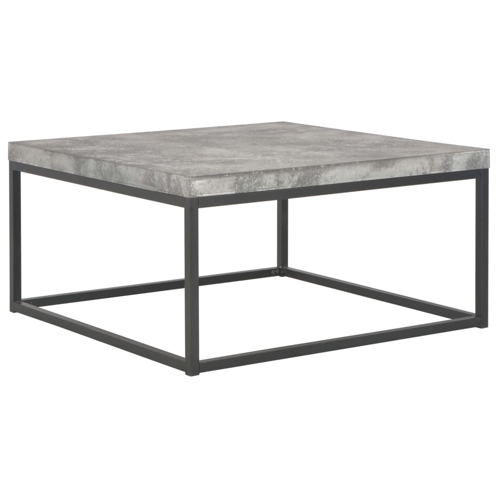 Coffee Table 75x75x38 cm Concrete Look - Newstart Furniture