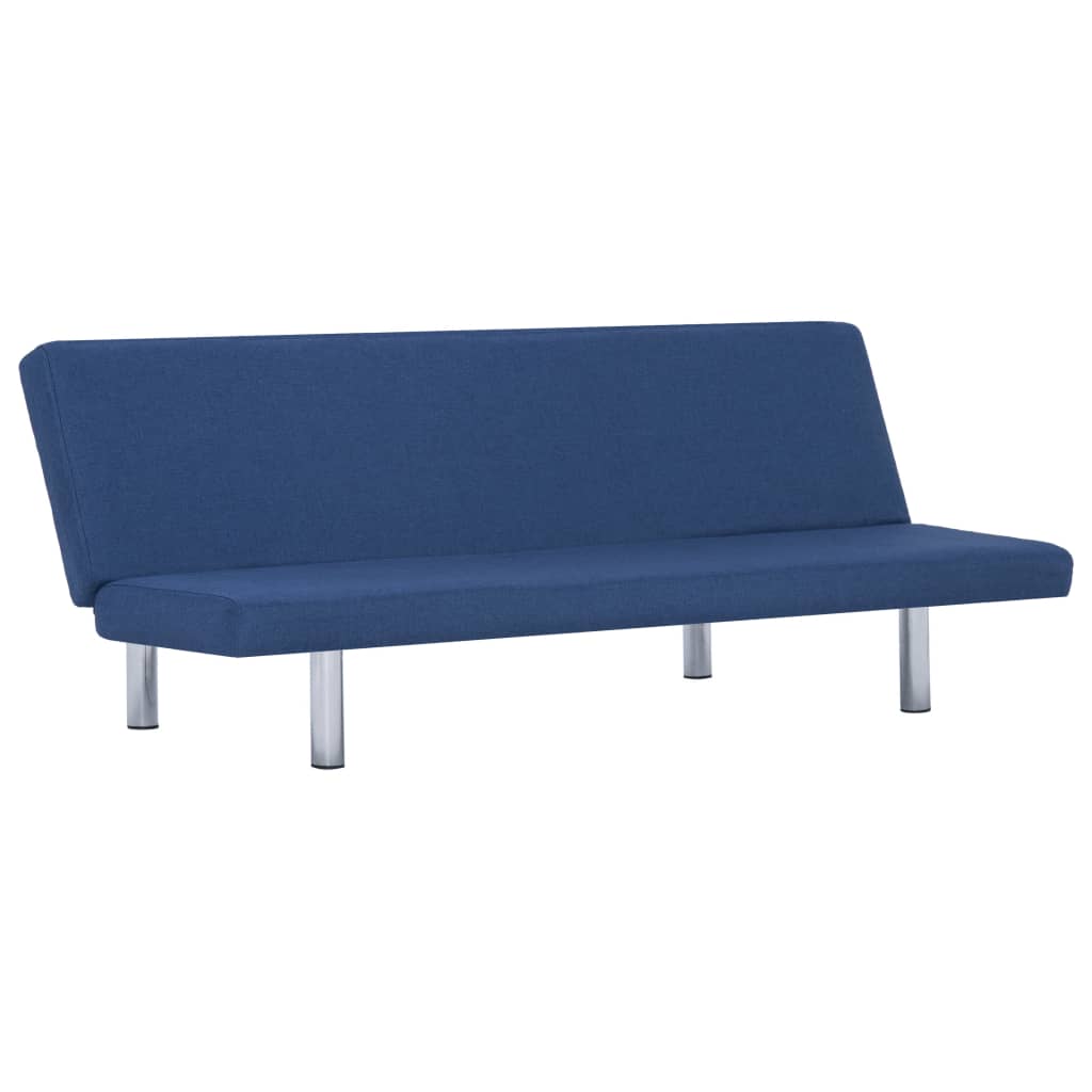 Sofa Bed Blue Polyester - Newstart Furniture