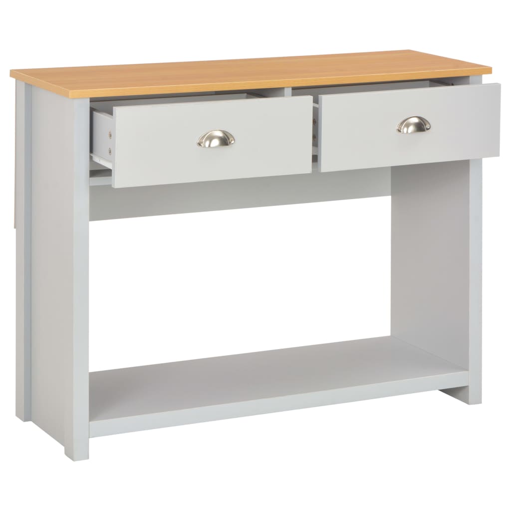 Console Table Grey 97x35x76 cm - Newstart Furniture