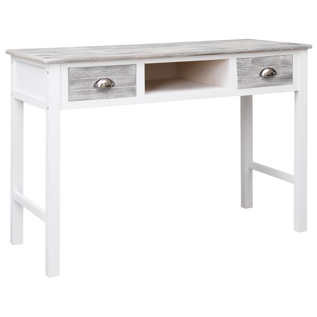 Writing Desk Grey 110x45x76 cm Wood - Newstart Furniture