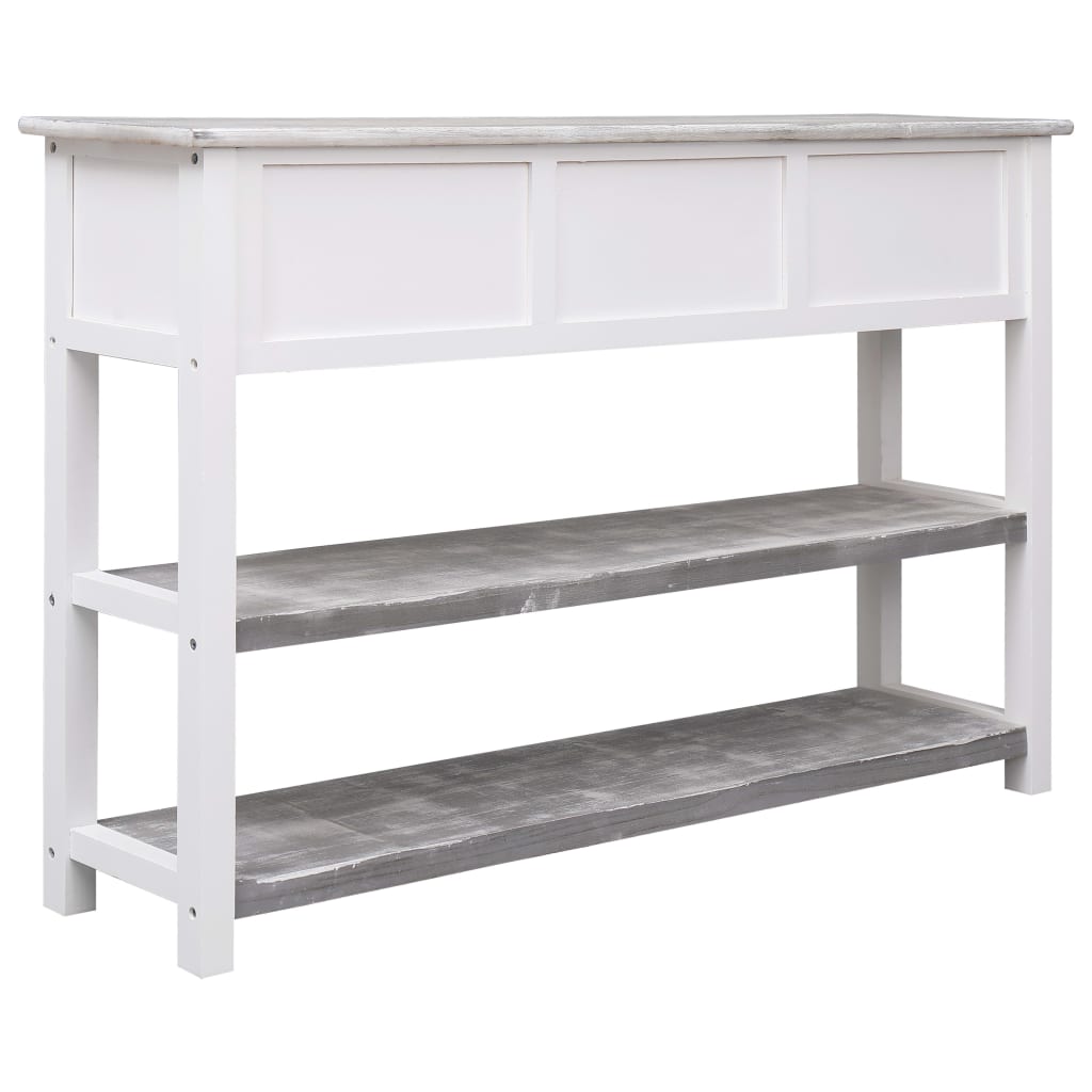 Sideboard Antique Grey 115x30x76 cm Wood - Newstart Furniture