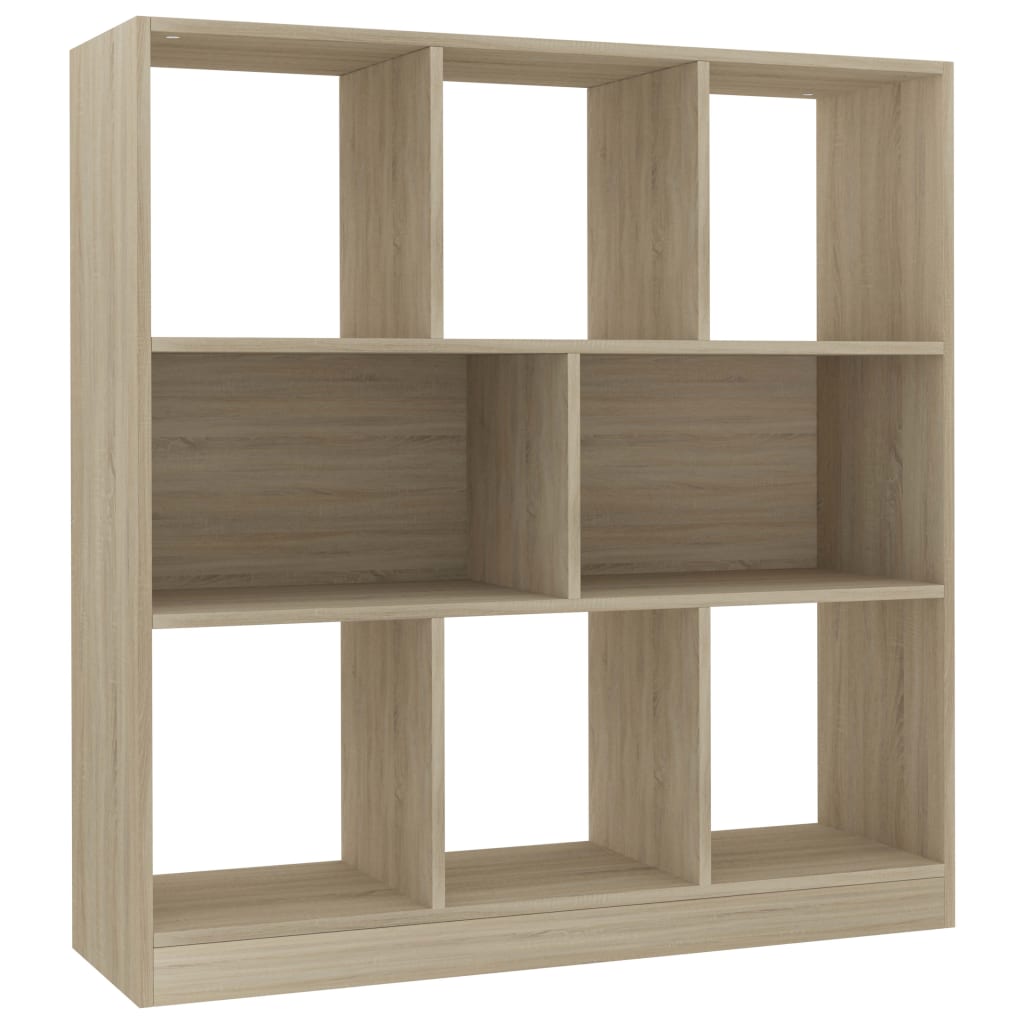 Book Cabinet Sonoma Oak 97.5x29.5x100 cm Engineered Wood