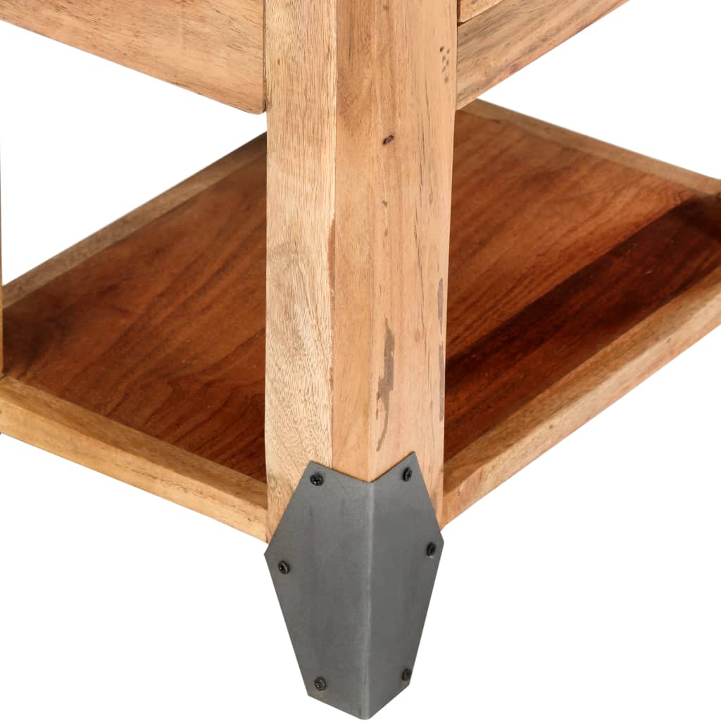 Bedside Cabinet 40x30x51 cm Solid Wood Acacia - Newstart Furniture
