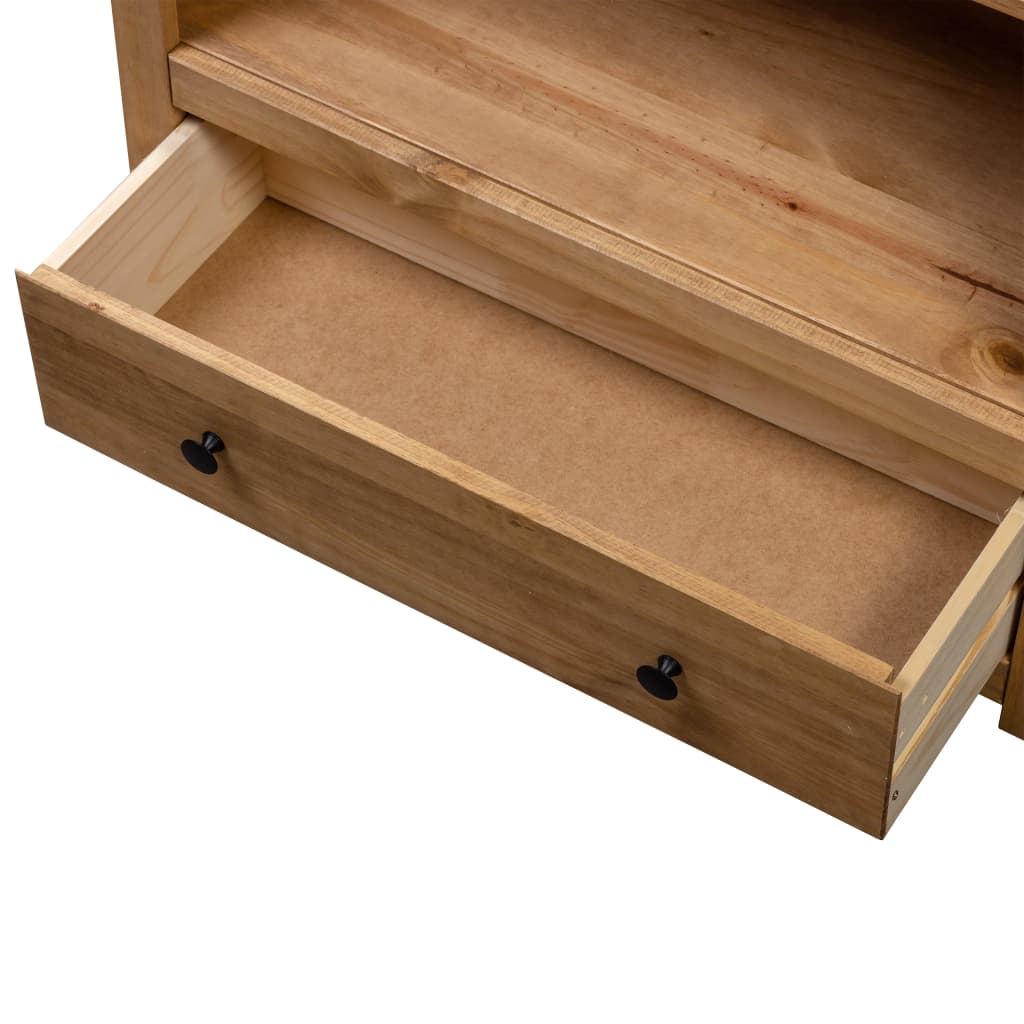 Bookcase 80x35x110 cm Solid Pine Wood Panama Range - Newstart Furniture