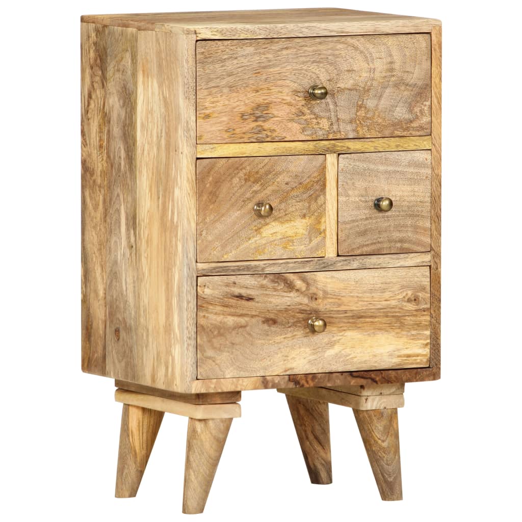 Bedside Cabinet 36x30x60 cm Solid Mango Wood - Newstart Furniture