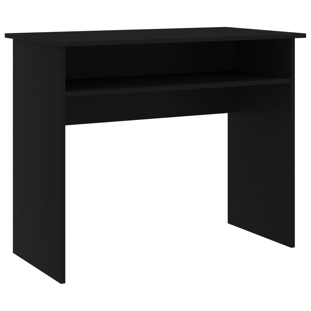 Desk Black 90x50x74 cm Engineered Wood - Newstart Furniture