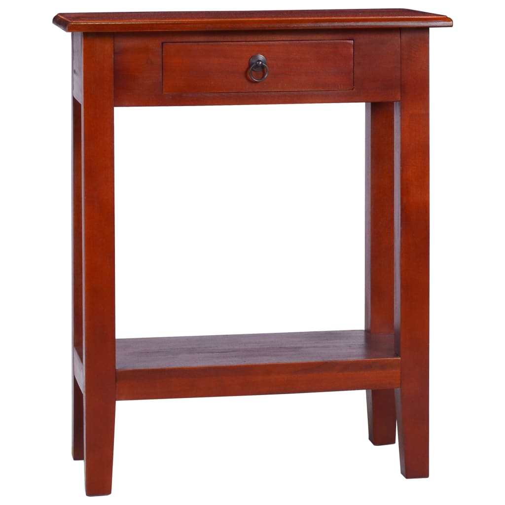 Console Table Classical Brown 60x30x75 cm Solid Mahogany Wood - Newstart Furniture