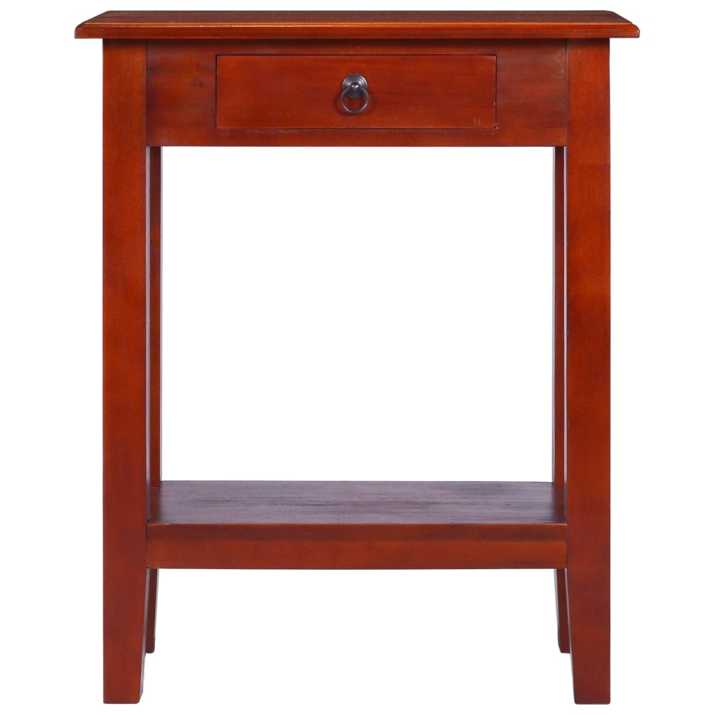 Console Table Classical Brown 60x30x75 cm Solid Mahogany Wood - Newstart Furniture