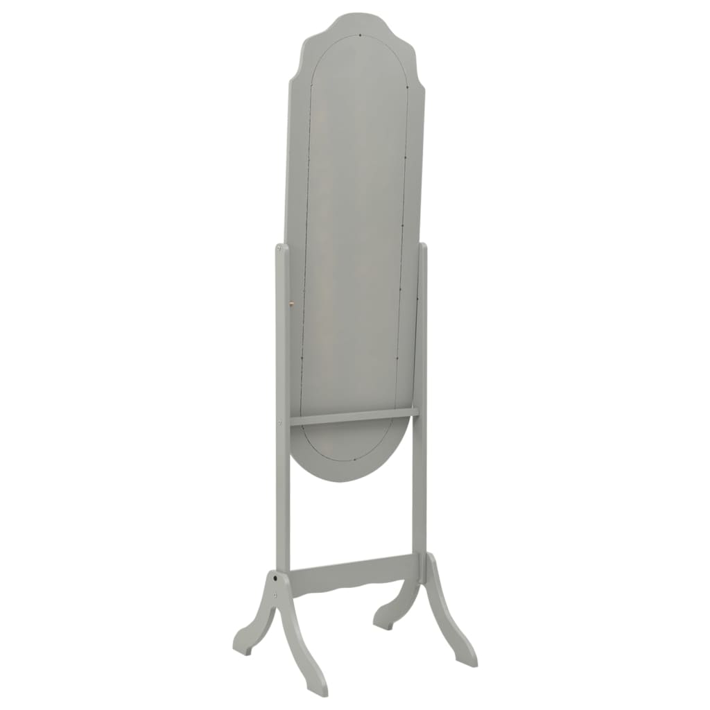 Free Standing Mirror Grey 46x48x164 cm - Newstart Furniture