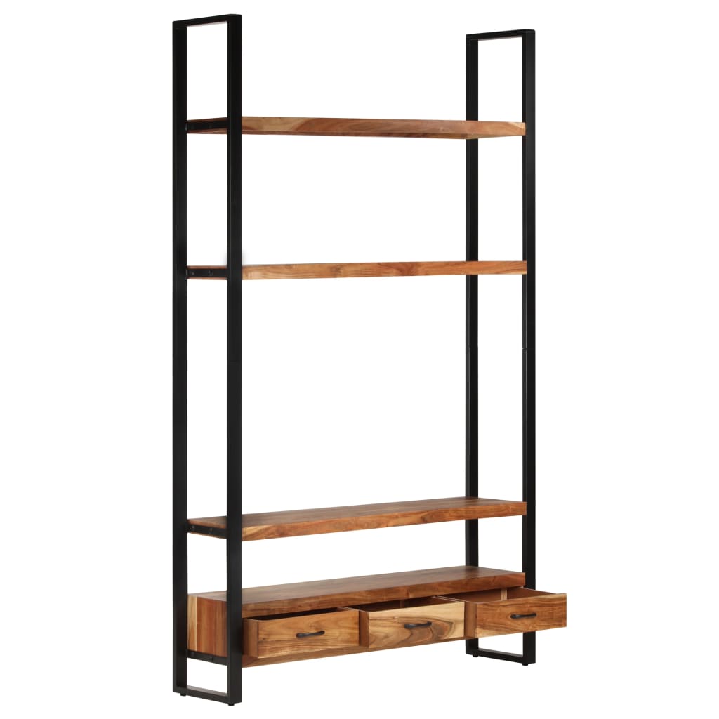 Highboard 118x30x200 cm Solid Acacia Wood - Newstart Furniture