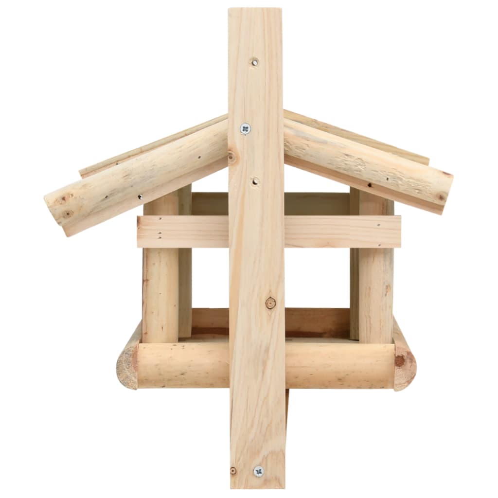 Bird Feeder Solid Wood 35x29.5x21 cm - Newstart Furniture