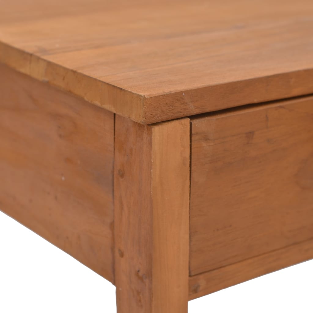Office Desk 81x40x75 cm Solid Teak Wood - Newstart Furniture