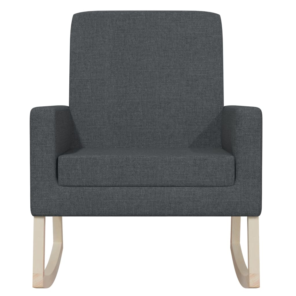 Rocking Chair Dark Grey Fabric - Newstart Furniture
