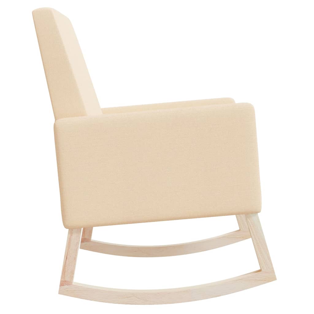 Rocking Chair Cream Fabric - Newstart Furniture