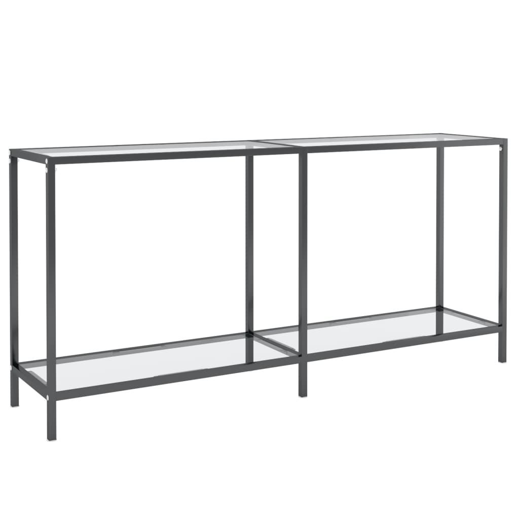 Console Table Transparent 160x35x75.5 cm Tempered Glass - Newstart Furniture