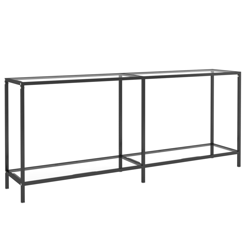 Console Table Transparent 180x35x75.5 cm Tempered Glass - Newstart Furniture