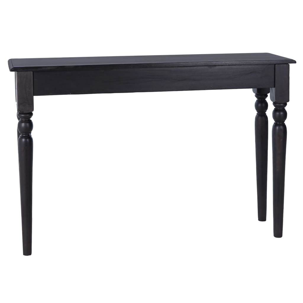 Console Table Light Black 110x30x75 cm Solid Mahogany Wood - Newstart Furniture