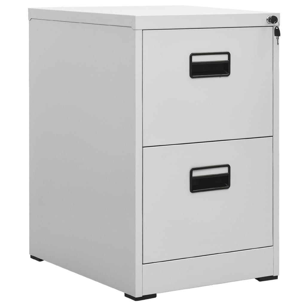 Filing Cabinet Light Grey 46x62x72.5 cm Steel - Newstart Furniture