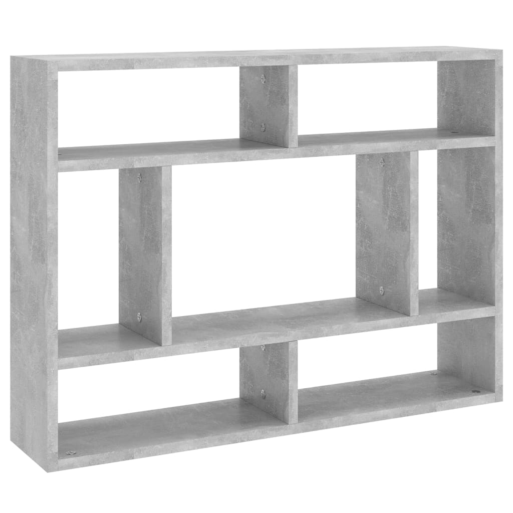 Wall Shelf Concrete Grey 75x16x55 cm Engineered Wood - Newstart Furniture