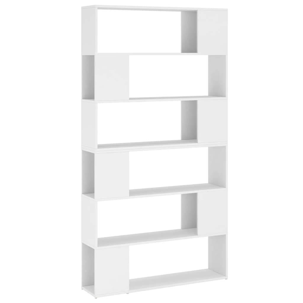 Book Cabinet Room Divider White 100x24x188 cm - Newstart Furniture