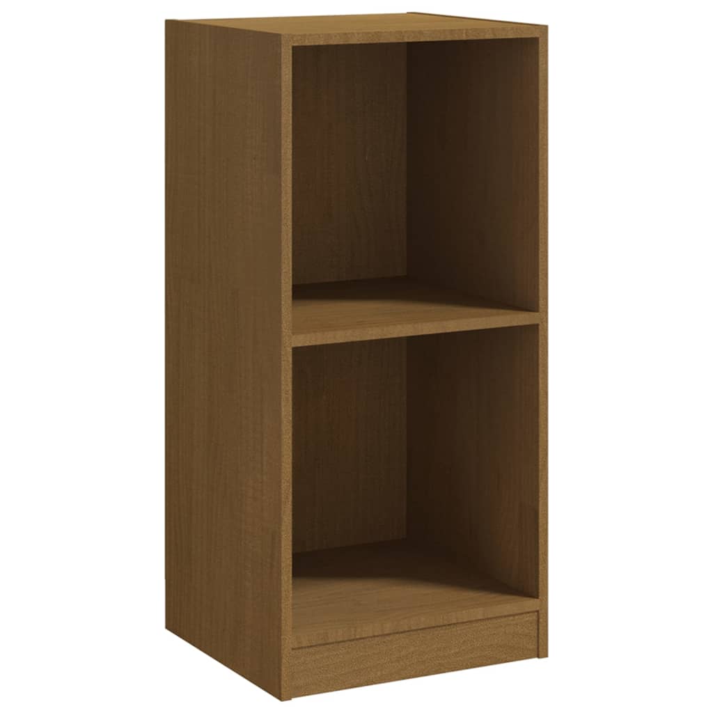 Side Cabinet Honey Brown 35.5x33.5x76 cm Solid Pinewood - Newstart Furniture