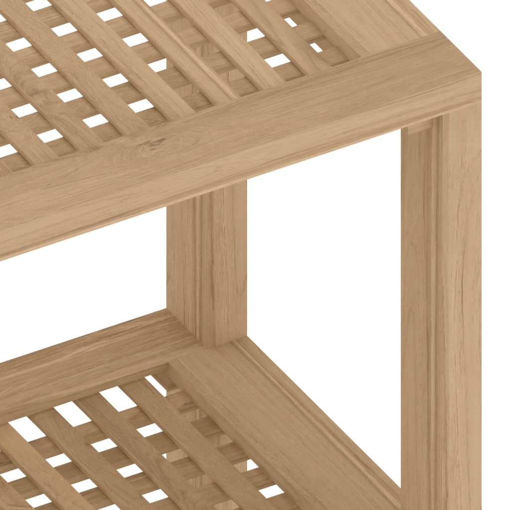 Shower Bench 60x30x45 cm Solid Wood Teak - Newstart Furniture