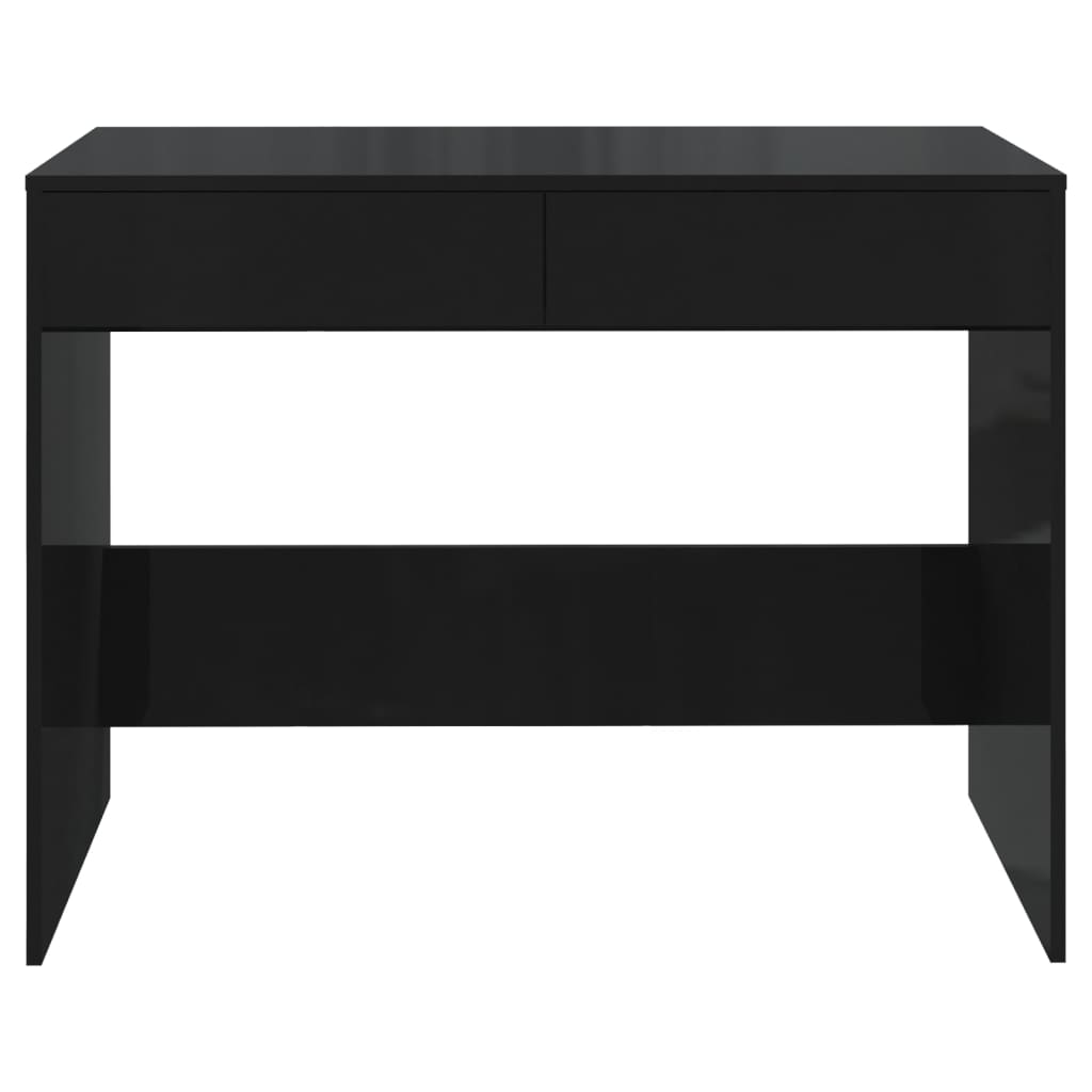 Desk Black 101x50x76.5 cm Engineered Wood - Newstart Furniture