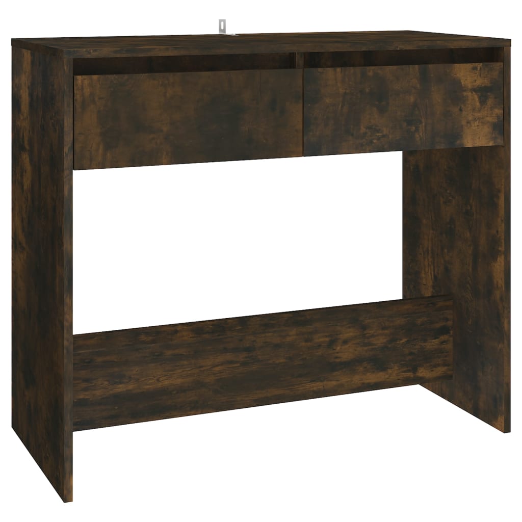 Console Table Smoked Oak 89x41x76.5 cm Engineered Wood - Newstart Furniture