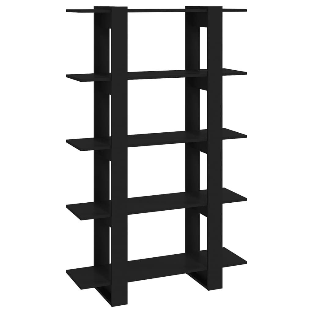 Book Cabinet/Room Divider Black 100x30x160 cm - Newstart Furniture