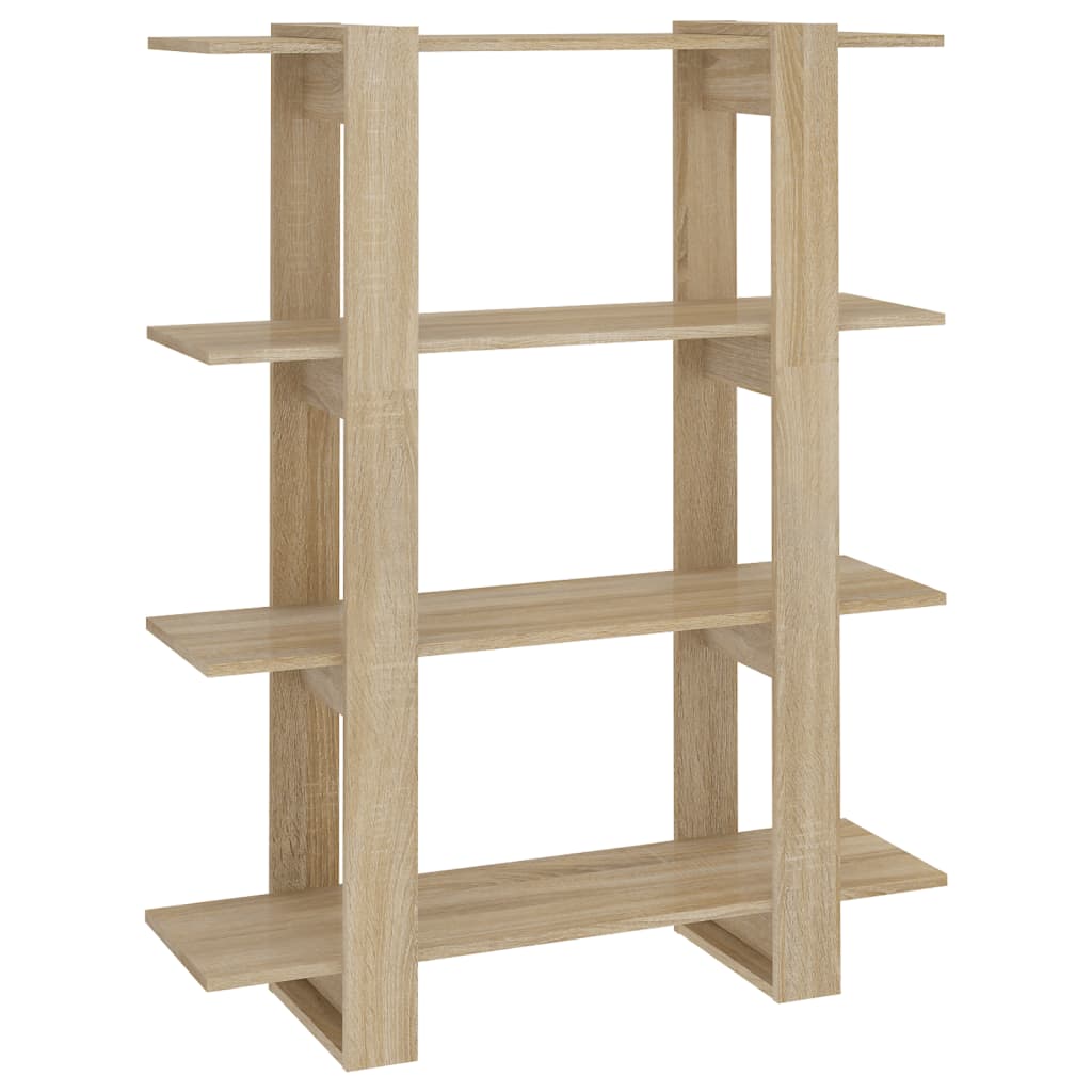 Book Cabinet/Room Divider Sonoma Oak 100x30x123.5 cm - Newstart Furniture