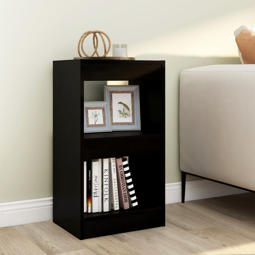 Book Cabinet/Room Divider Black 40x30x72 cm - Newstart Furniture